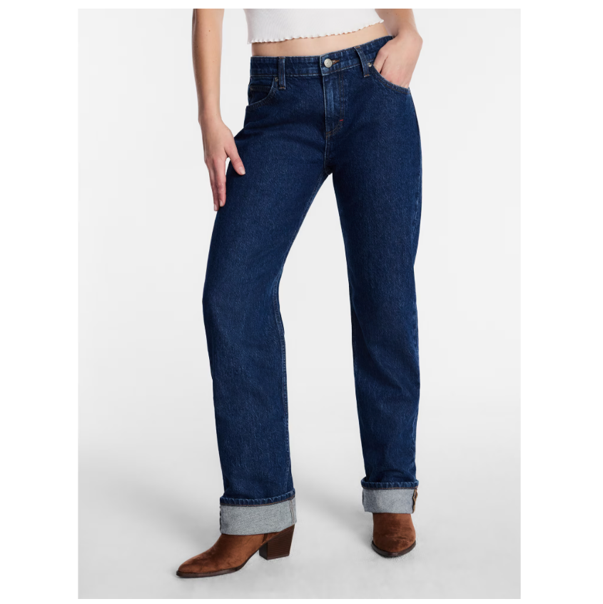 Women's High Rise Straight Jeans