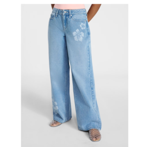 Women's Low Rise Baggy Wide Leg Jeans